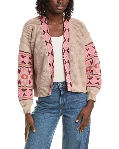 &isla Thea Aztec Edge To Edge Cardigan In Pattern