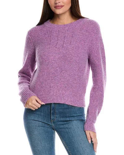 &isla & Isla Valentina Wool-blend Sweater In Purple