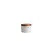 And Jacob Bocal Jar - White Marble In Gray