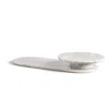 And Jacob Cheese Plate Sugarloaf - White Marble
