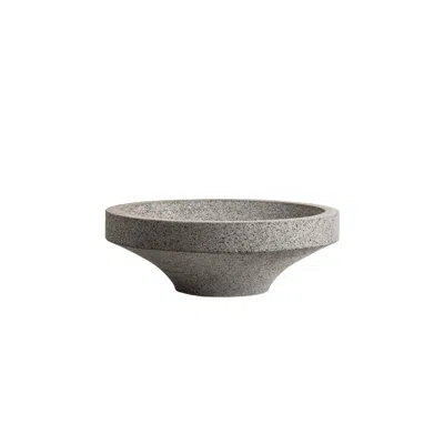 And Jacob Grey Bowl - Lava Stone In Gray