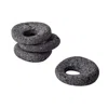 And Jacob Grey Napkin Holder Set - Lava Stone In Gray