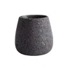 And Jacob Grey Pod Vase - Lava Stone In Gray