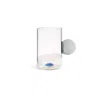 And Jacob Grey Small Glass Coffee Cup With Circle Handle In Neutral