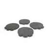 And Jacob Grey Tauro Coaster Set - Lava Stone In Gray