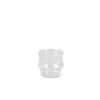 And Jacob Neutrals Nomada Glass Small Transparent Four Pieces In White