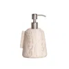 And Jacob Neutrals Orejas Low Dispenser -travertine Marble In Neutral