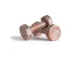 And Jacob Orange Gym Dumbbells 1.5 Kilo Piece - Pink Marble In Brown