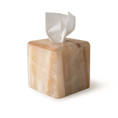 And Jacob Orange Mongolfiere Tissue Box - Amber Onyx