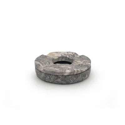 And Jacob Silver Less Is More Ashtray - Grey Marble
