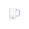 And Jacob Small Glass Coffee Cup With Pink Handle In Multi