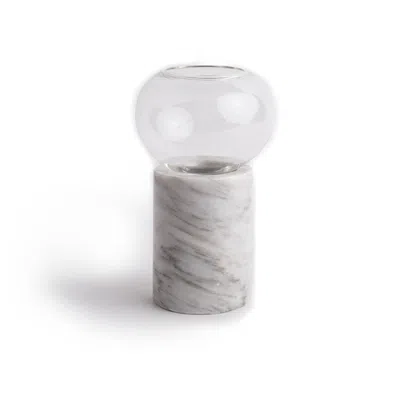 And Jacob Soliflor Bubble Vase White