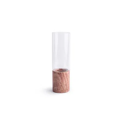 And Jacob Soliflor Red Marble Vase - Red