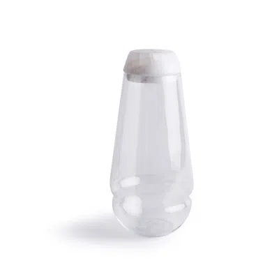 And Jacob Vaina Pitcher Water - White Marble In Transparent