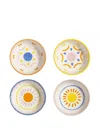 &k Amsterdam Boavista Hand-painted Bowls (set Of Four)
