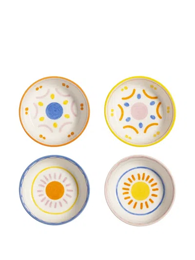 &k Amsterdam Boavista Hand-painted Bowls (set Of Four)