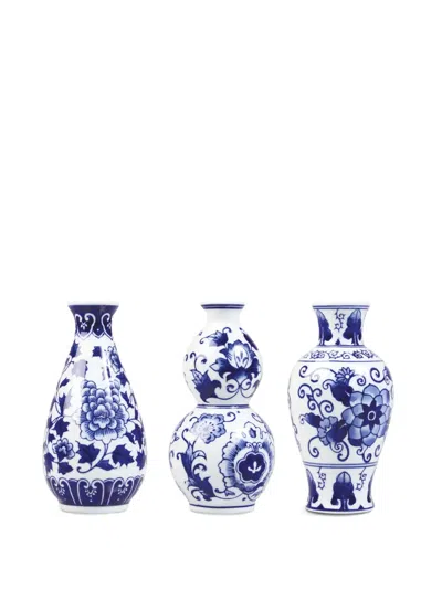 &k Amsterdam Dutch Selight Vases (set Of Three)