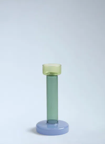 &k Amsterdam Large Bole Candleholder In Multi