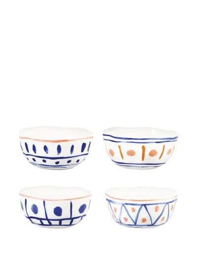 &k Amsterdam Lemon Moroccan Bowls (set Of Four) In Multi