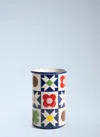 &k Amsterdam Patch Quilt Vase In Multi