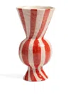&k Amsterdam Rhombic Striped Vase (29.5cm X 16cm)