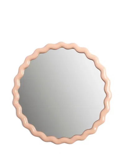 &k Amsterdam Zigzag Round Mirror (50cm)