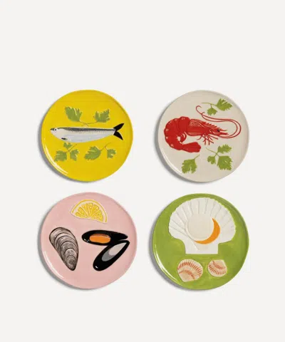 &klevering De La Mer Plate Set Of Four