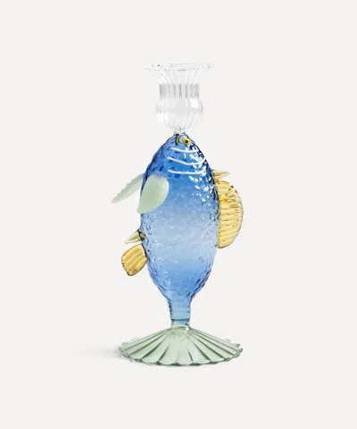 &klevering Glass Fish Candle Holder