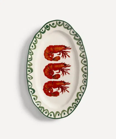 &klevering Sirene Shrimp Serving Platter In Multi