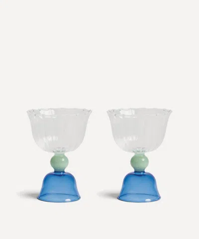 &klevering Tulip Blue Glasses Set Of Two