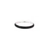 &lottie Women's Black / Silver Uno Anthracite Ring