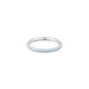&lottie Women's Black / Silver Uno Saltwater Slide Ring