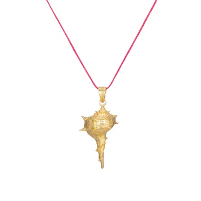 &lottie Women's Gold Shankha Shell Pendant