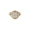 &lottie Women's Gold / White Parallel Moissanite Pinky Ring