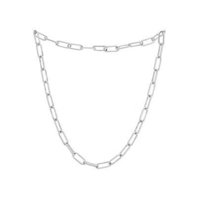 &lottie Women's Silver Everlink Chain Necklace