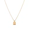 &lottie Women's Tag Gold Necklace