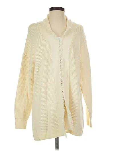 Pre-owned &merci Fleece Jacket In Ivory