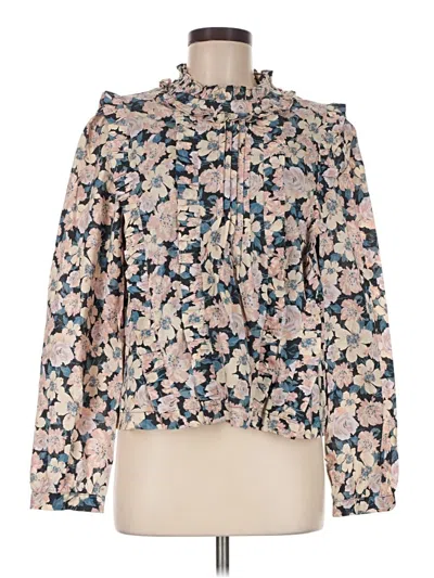 Pre-owned &merci Long Sleeve Blouse In Ivory