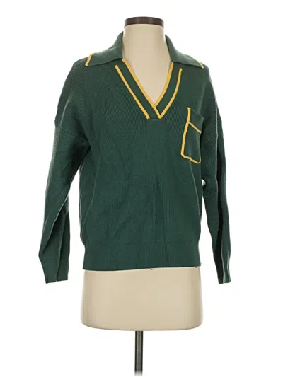 Pre-owned &merci Pullover Sweater In Green