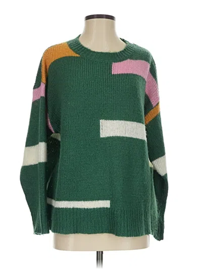 Pre-owned &merci Pullover Sweater In Green