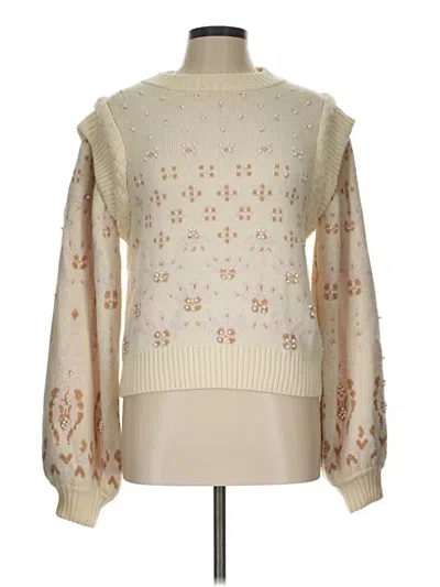 Pre-owned &merci Pullover Sweater In Ivory