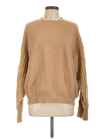 Pre-owned &merci Pullover Sweater In Tan