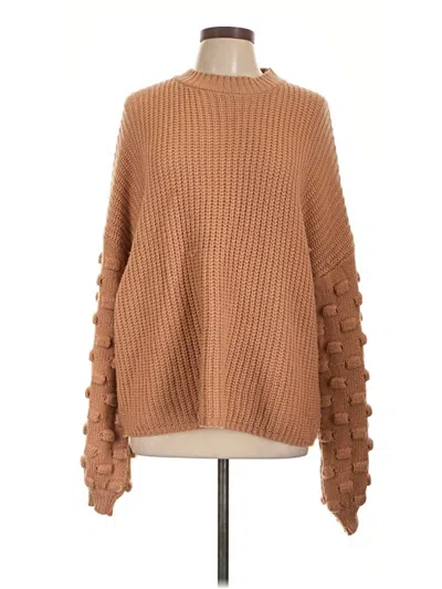 Pre-owned &merci Pullover Sweater In Tan