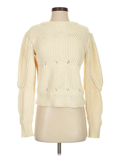 Pre-owned &merci Pullover Sweater In White