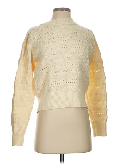 Pre-owned &merci Pullover Sweater In White