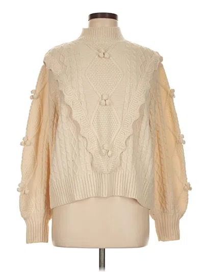 Pre-owned &merci Turtleneck Sweater In Ivory