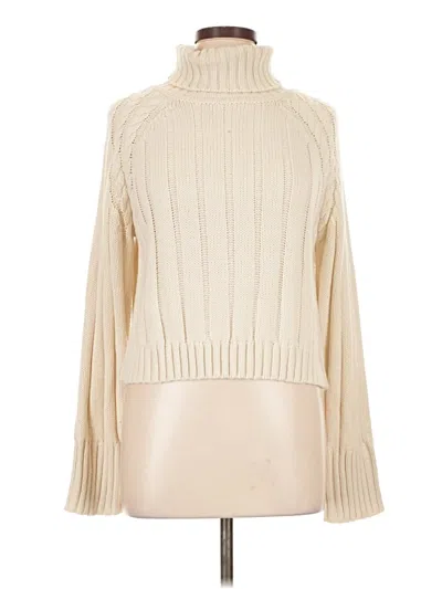 Pre-owned &merci Turtleneck Sweater In Ivory