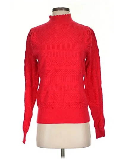 Pre-owned &merci Turtleneck Sweater In Red