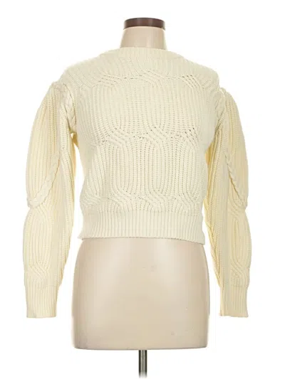 Pre-owned &merci Turtleneck Sweater In White