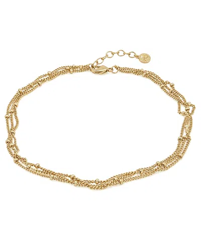 And Now This 18k Gold Plated Anklet